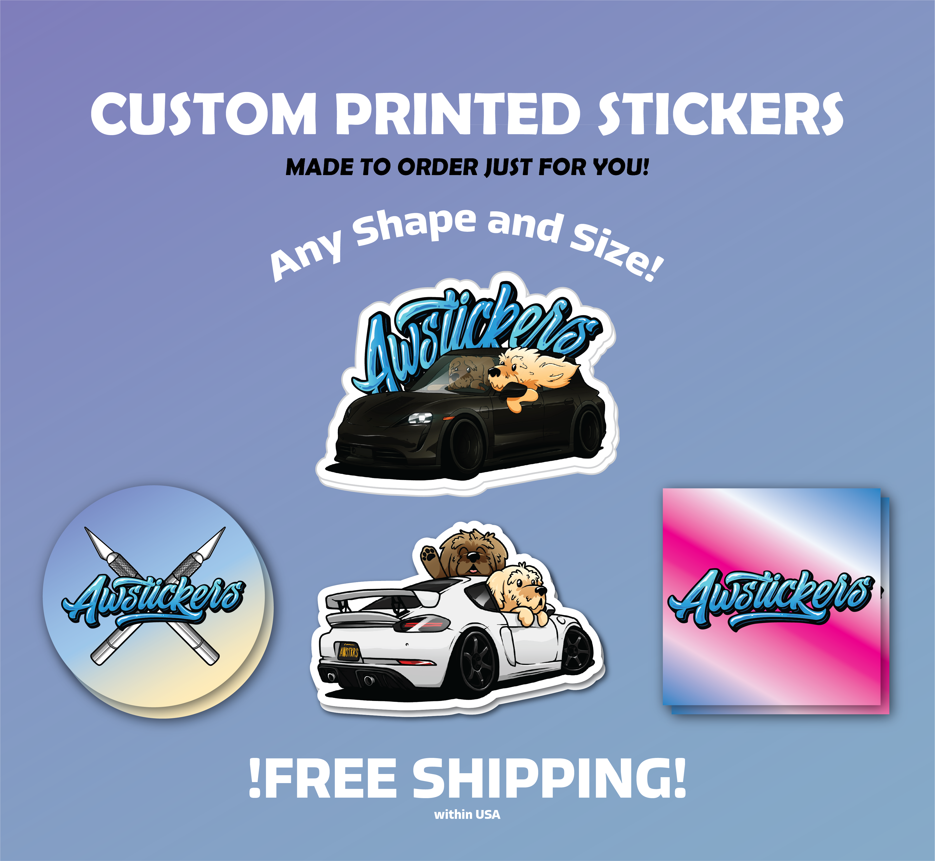 Custom Printed Stickers