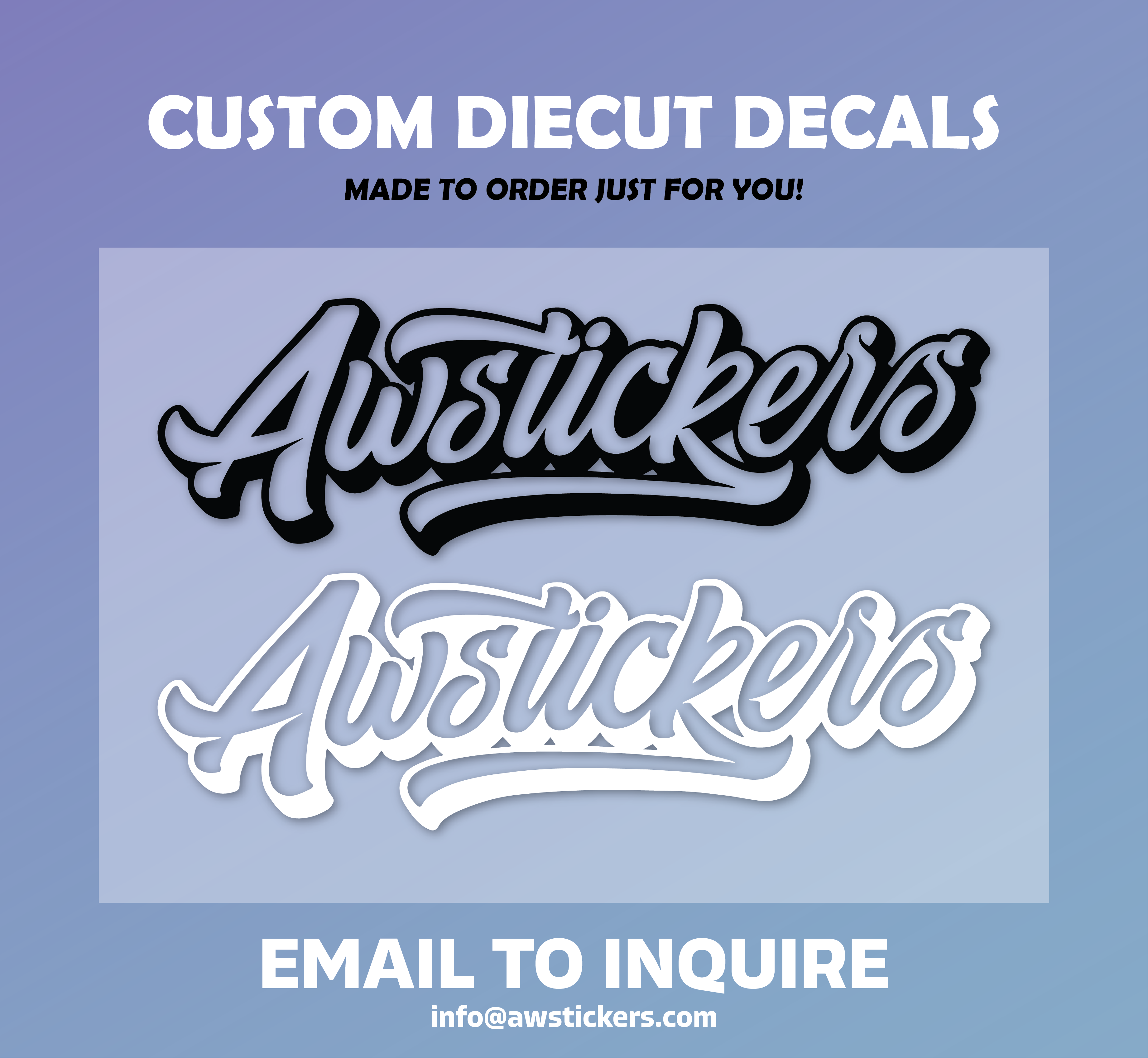 Standard Diecut Decals
